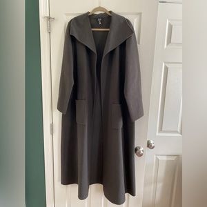 EILEEN FISHER wool-cashmere coat.